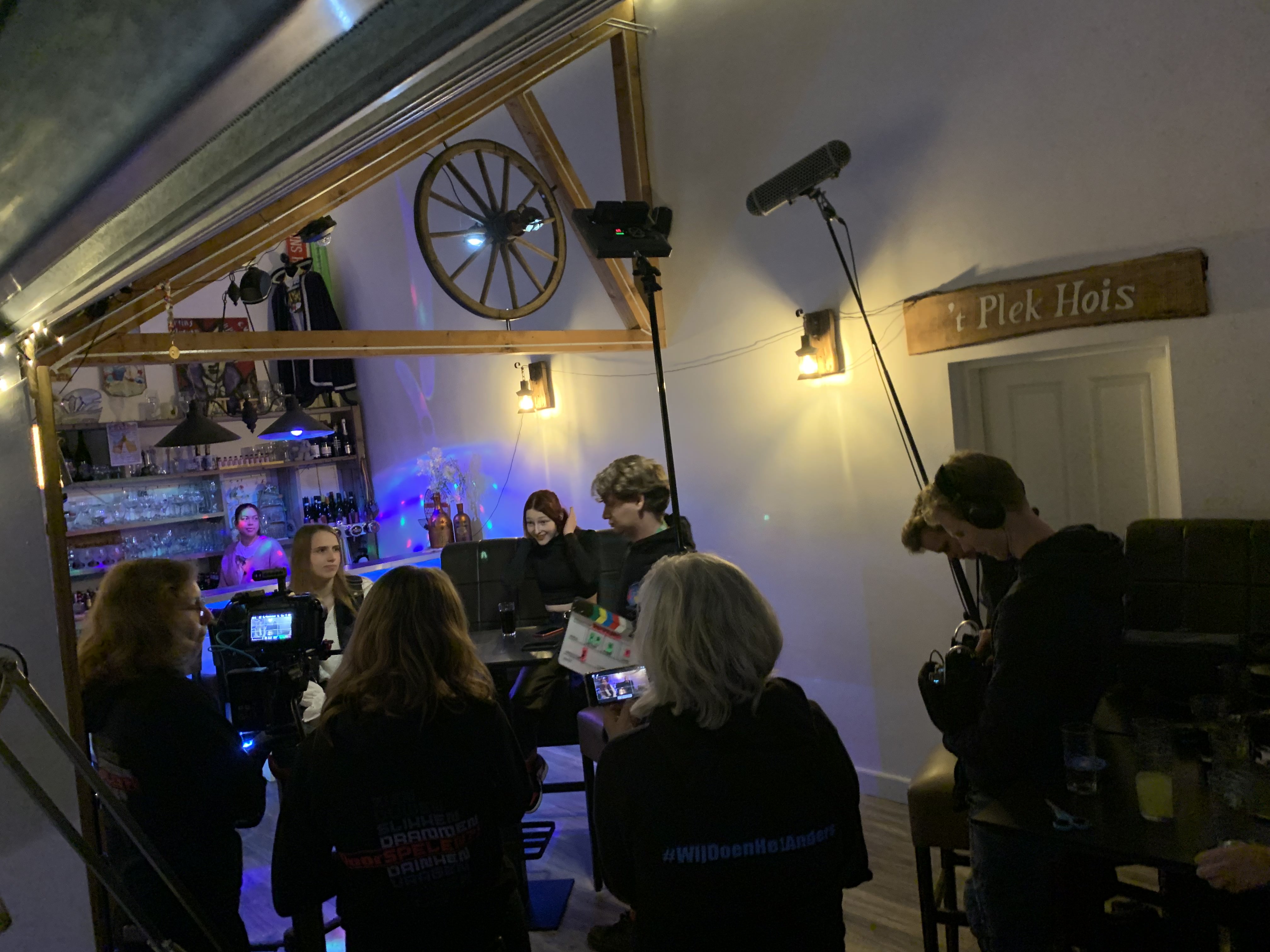 Future Film Creators team bij het filmen